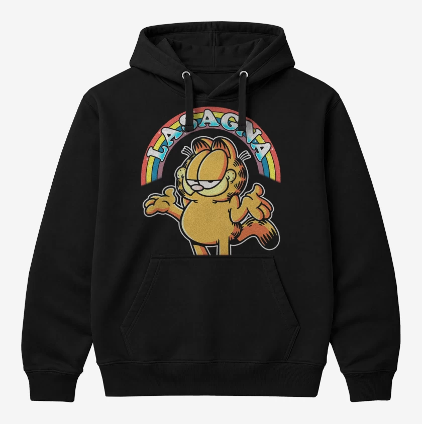 Polerón Canguro Negro de Lasagna
