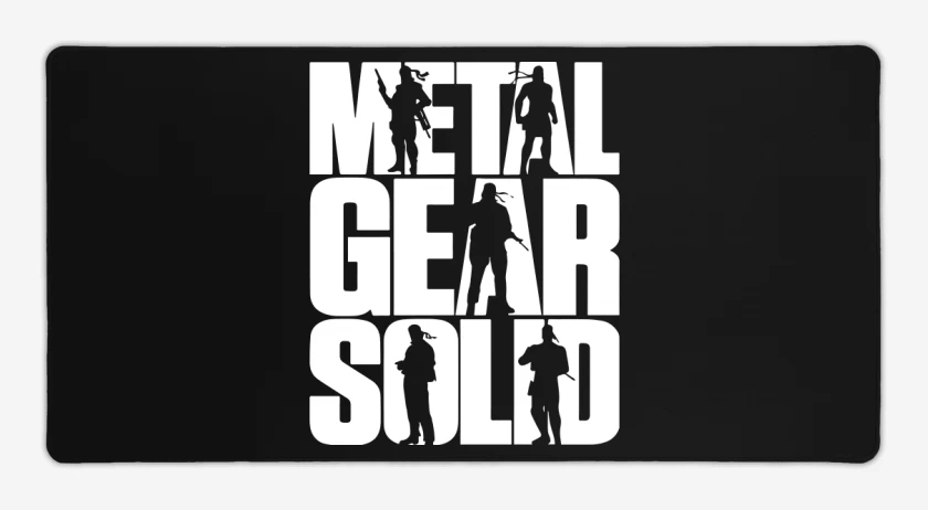 Mouse pad Gamer Negro de MGS
