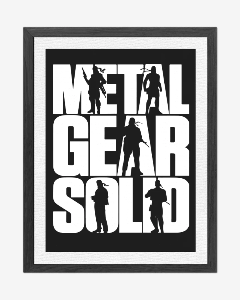 Cuadro decorativo Negro de MGS