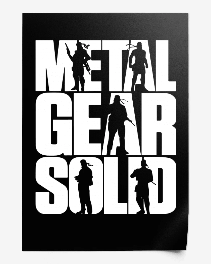 Print Negro de MGS