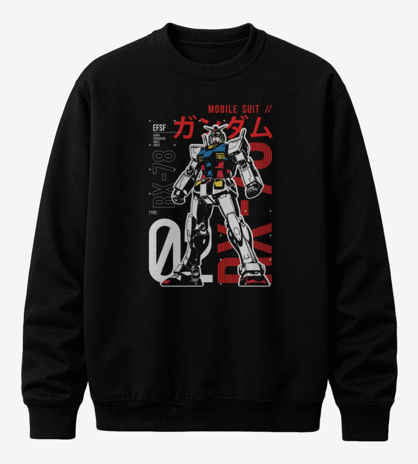 Poleron polo Negro de Rx 78