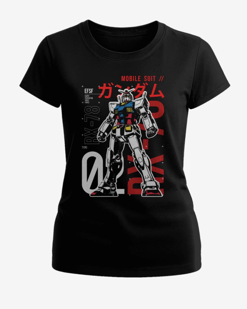 Polera de Mujer Negro de Rx 78