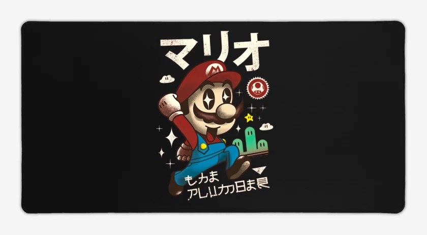 Mouse pad Gamer Kawai bigote