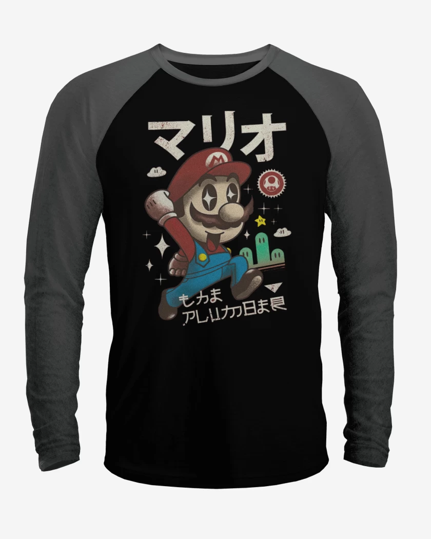 Polera Raglan Kawai bigote