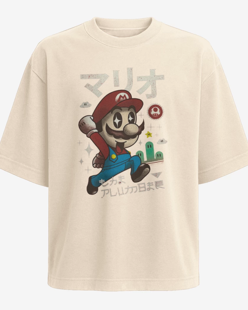 Polera Oversize Kawai bigote