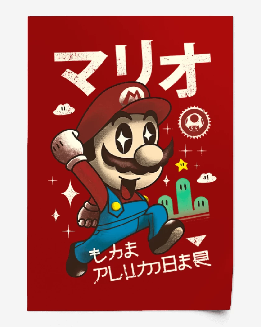 Print Kawai bigote