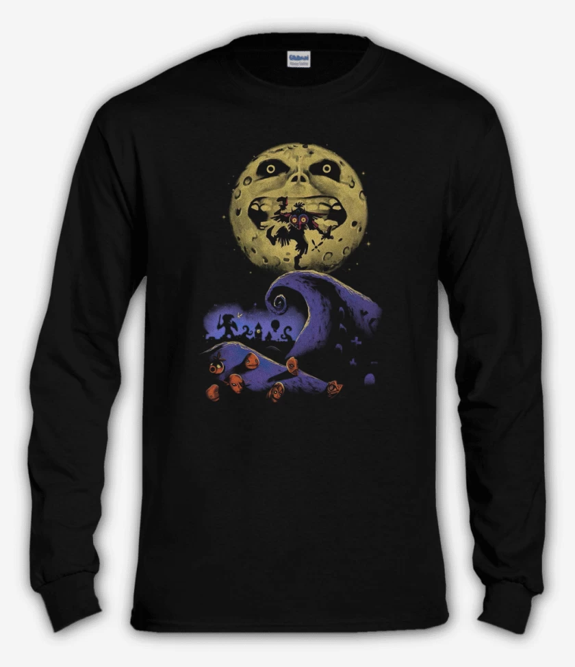 Polera manga larga Negro de Majora of moon