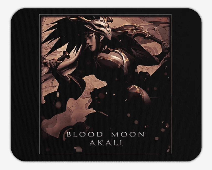 Mousepad Akali luna sangrienta