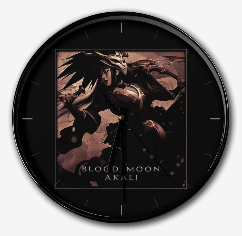 Reloj Negro de Akali luna sangrienta