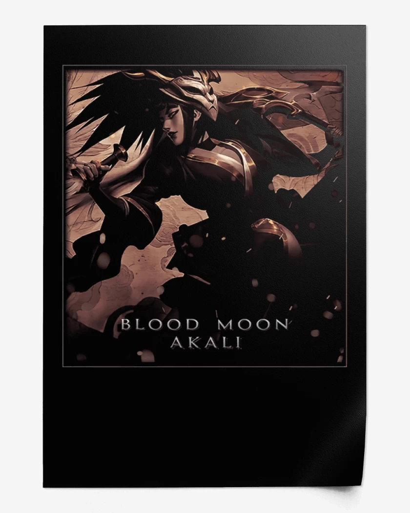 Print Akali luna sangrienta
