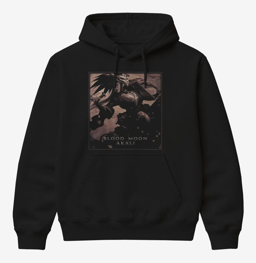 Poleron Canguro básico Akali luna sangrienta