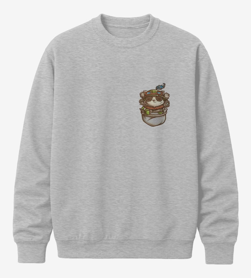 Poleron polo Teemo de bolsillo