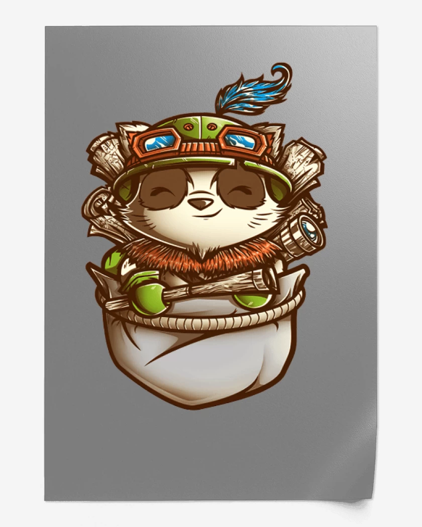 Print Teemo de bolsillo