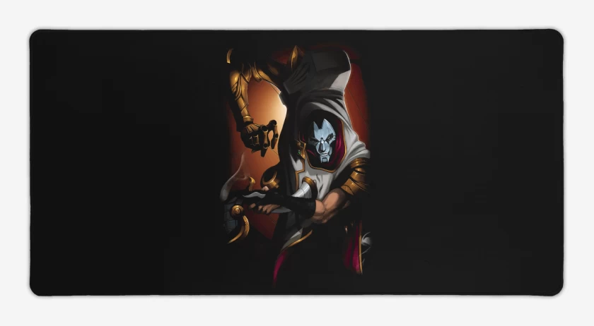 Mouse pad Gamer Negro de Jhin