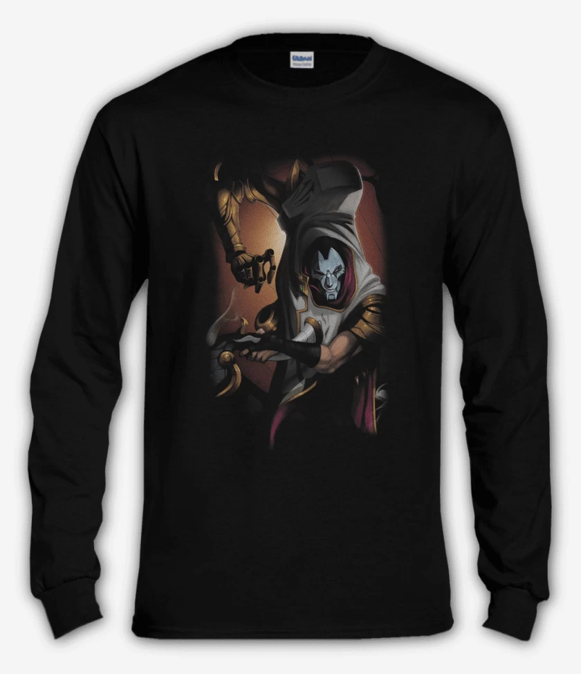 Polera manga larga Negro de Jhin