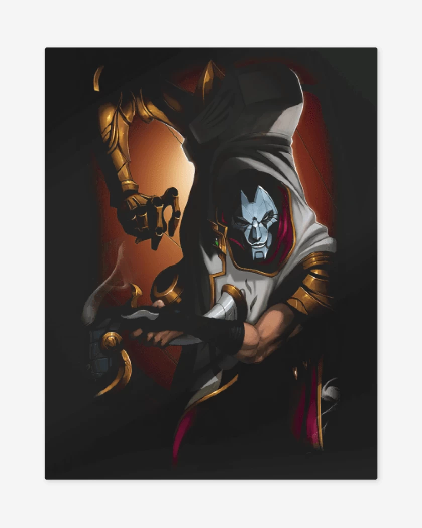 Print metalico Negro de Jhin
