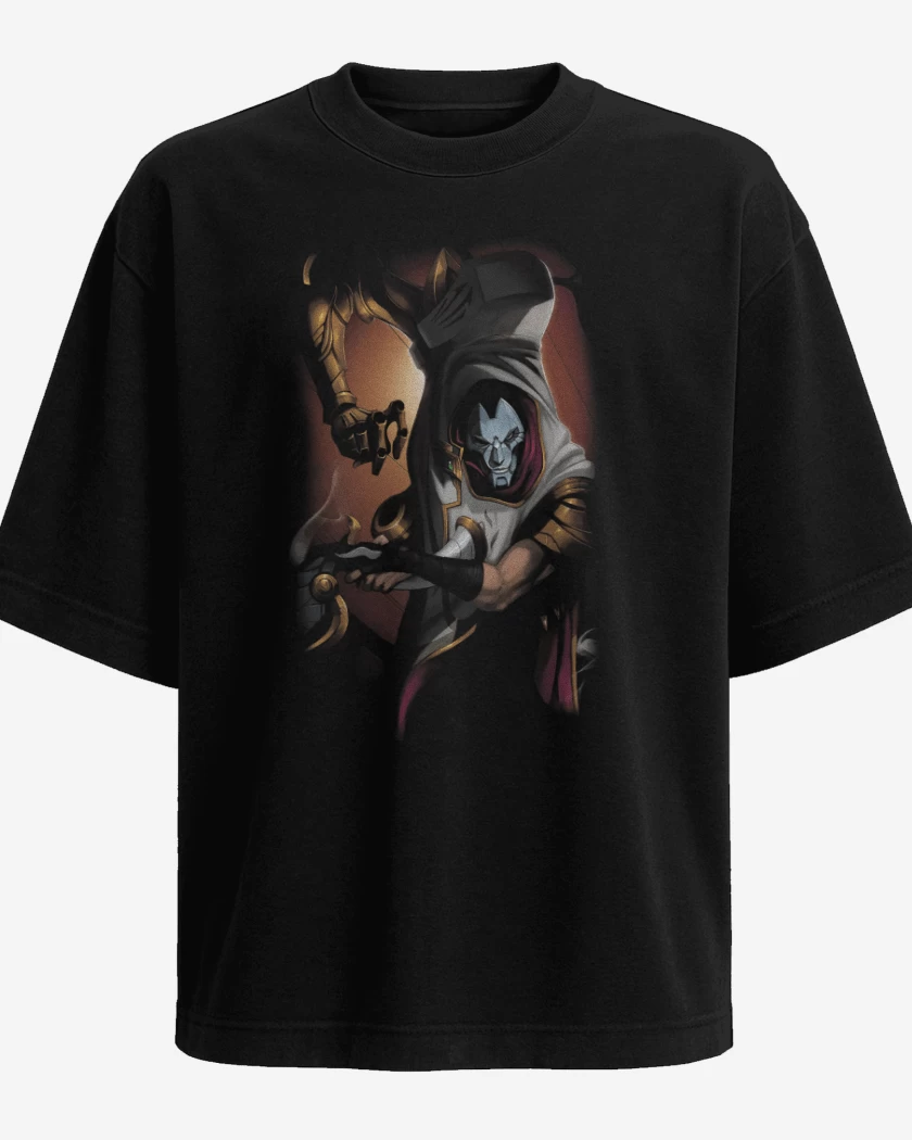 Polera Oversize Negro de Jhin