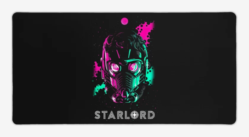 Mouse pad Gamer Negro de Starlord