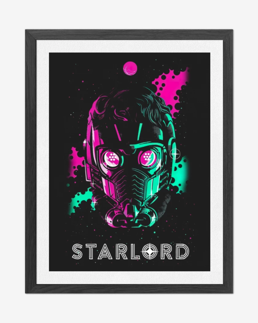 Cuadro decorativo Negro de Starlord