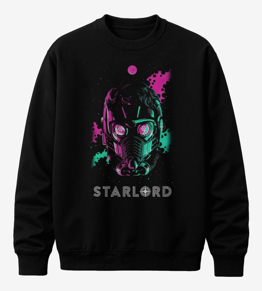 Poleron polo Negro de Starlord