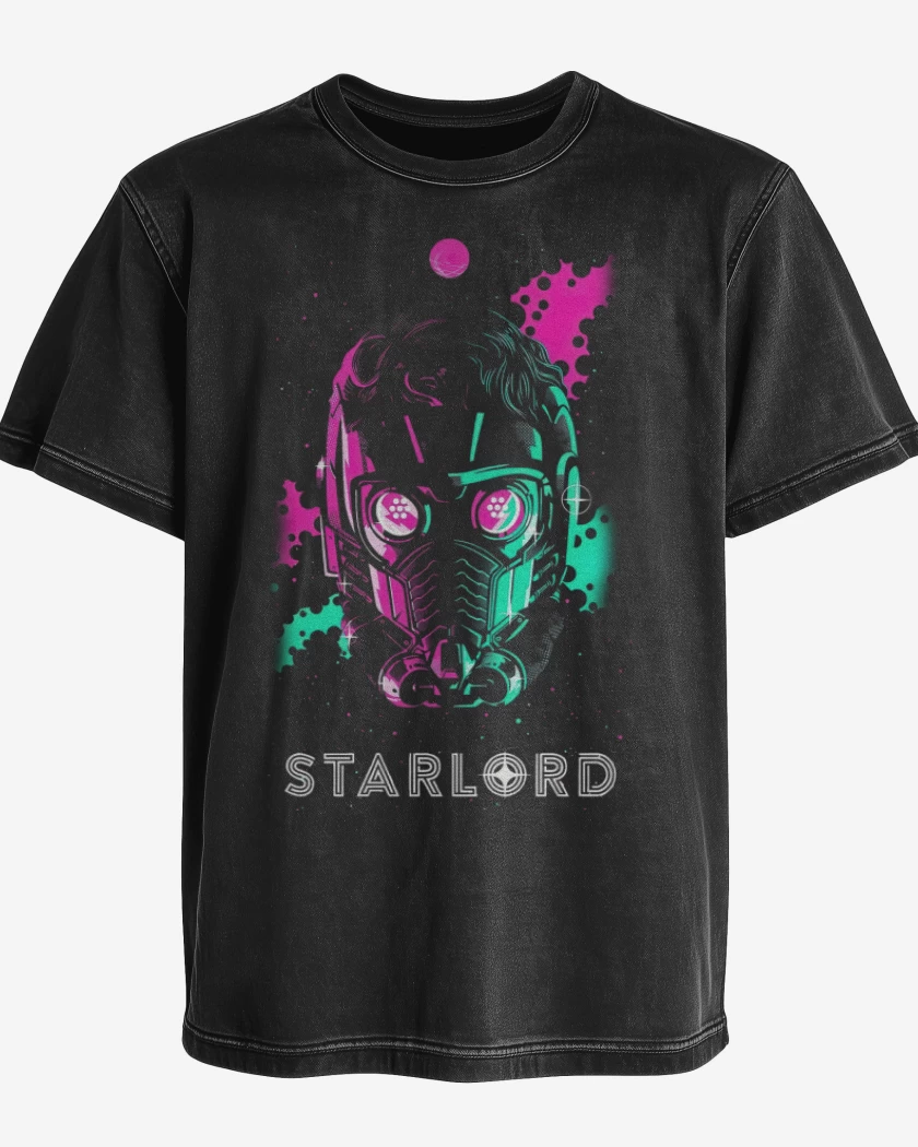 Polera desgastada Starlord
