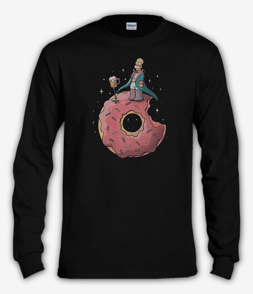 Polera manga larga Negro de Le Petit Homero