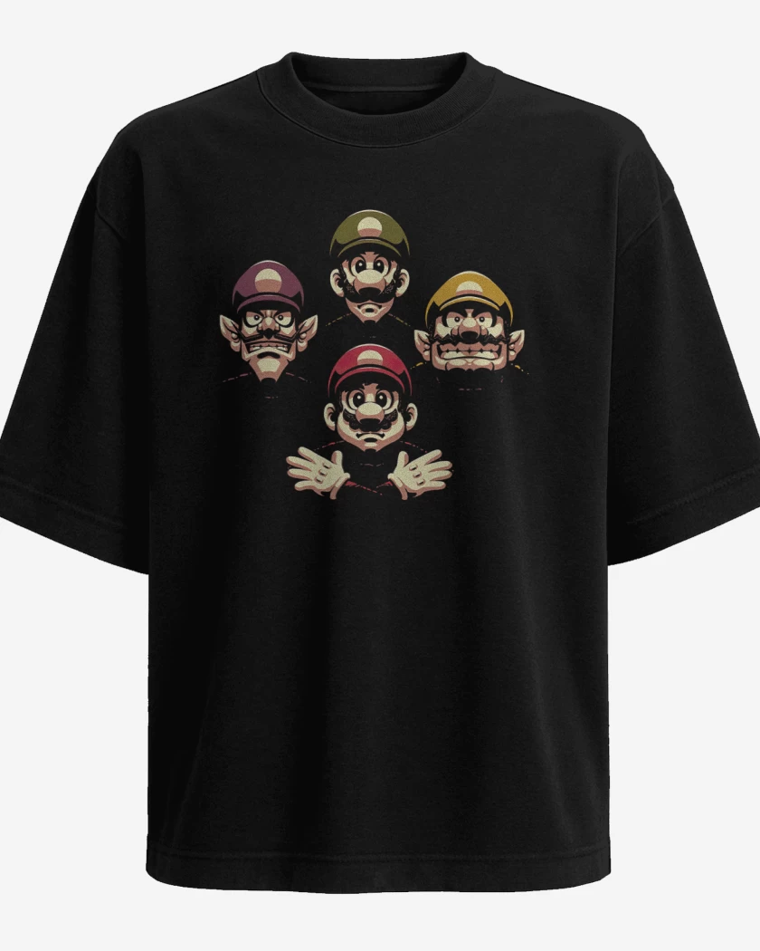 Polera Oversize Negro de Brohemian Rhapsody