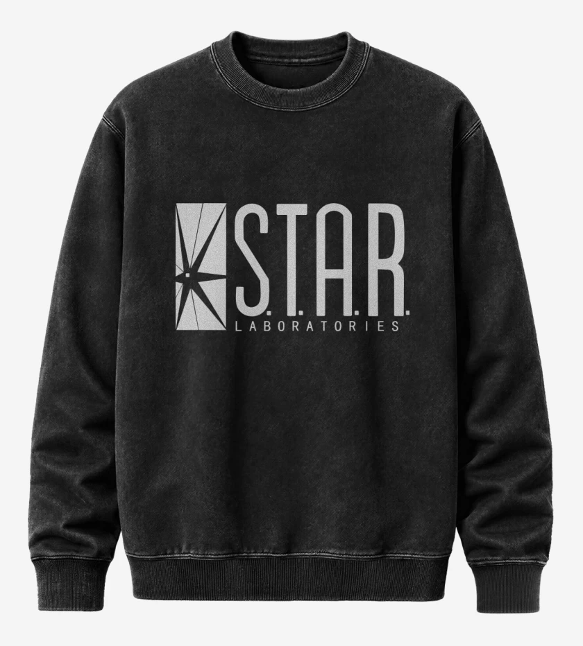 Poleron Polo Acid Wash Negro de Star Laboratories