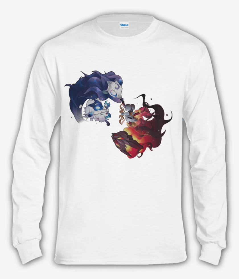 Polera manga larga Blanco de Kindred