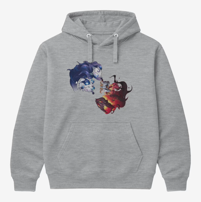 Polerón Canguro Gris Melange de Kindred