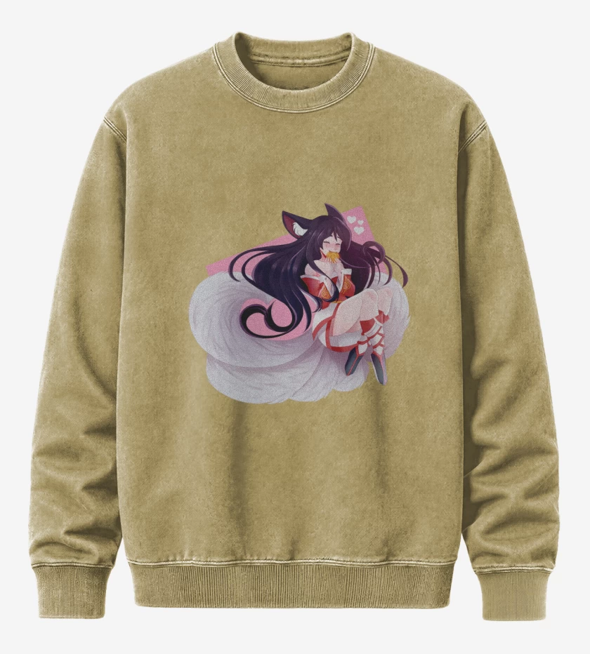 Poleron Polo Acid Wash Beige de Ahri