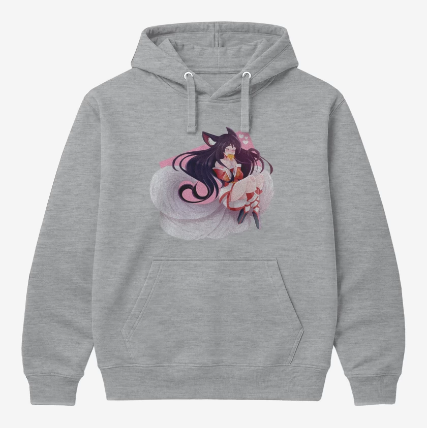 Polerón Canguro Gris Melange de Ahri