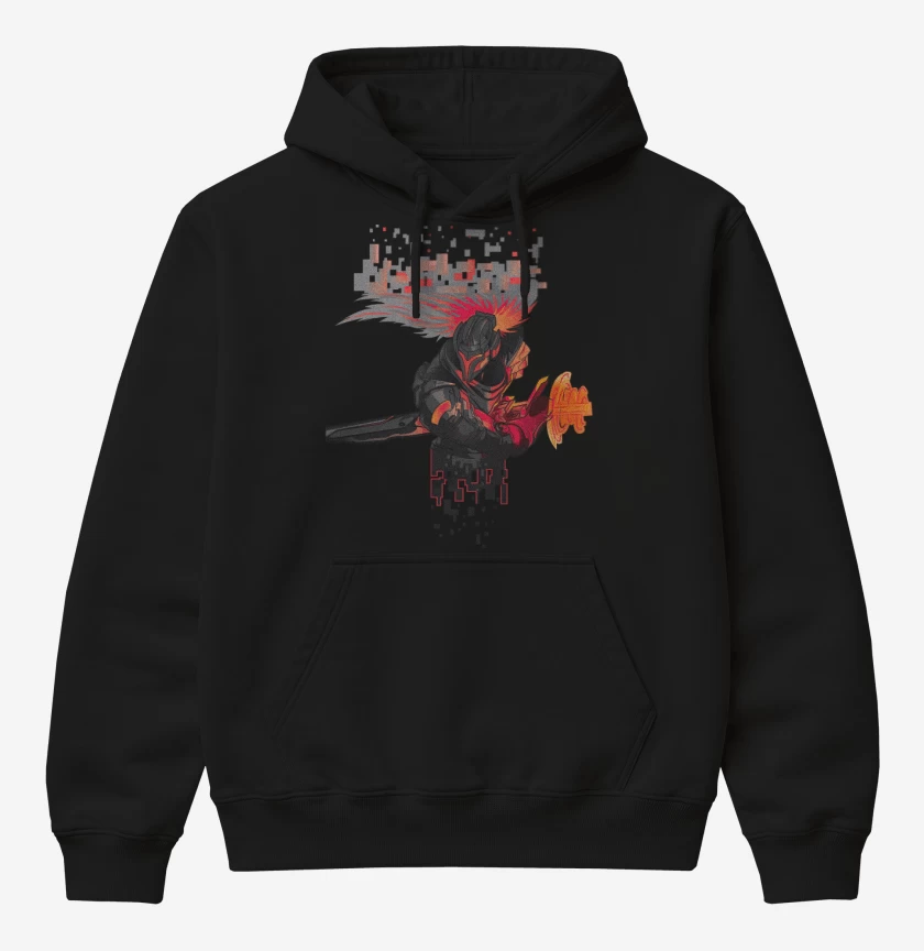 Poleron Canguro básico Negro de Projecto yasuo