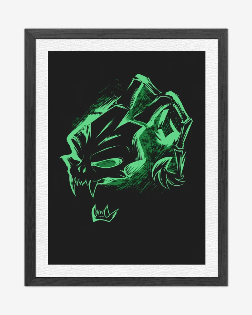 Cuadro decorativo Negro de Thresh