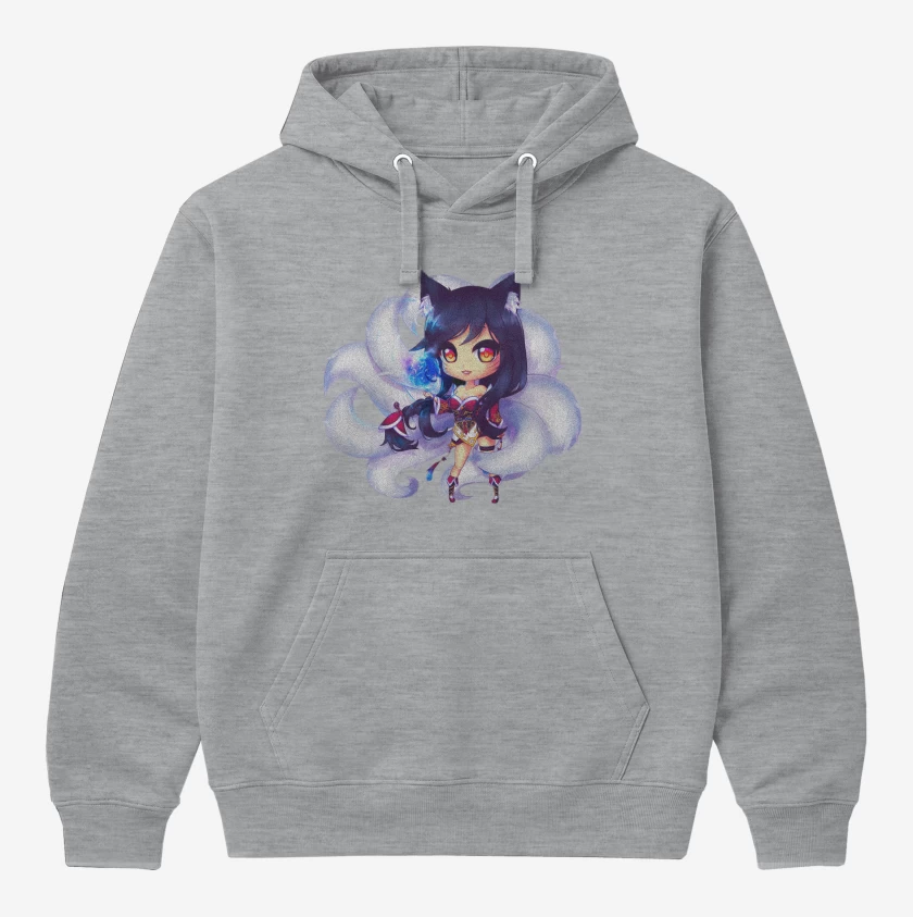 Polerón Canguro Gris Melange de Ahri 2