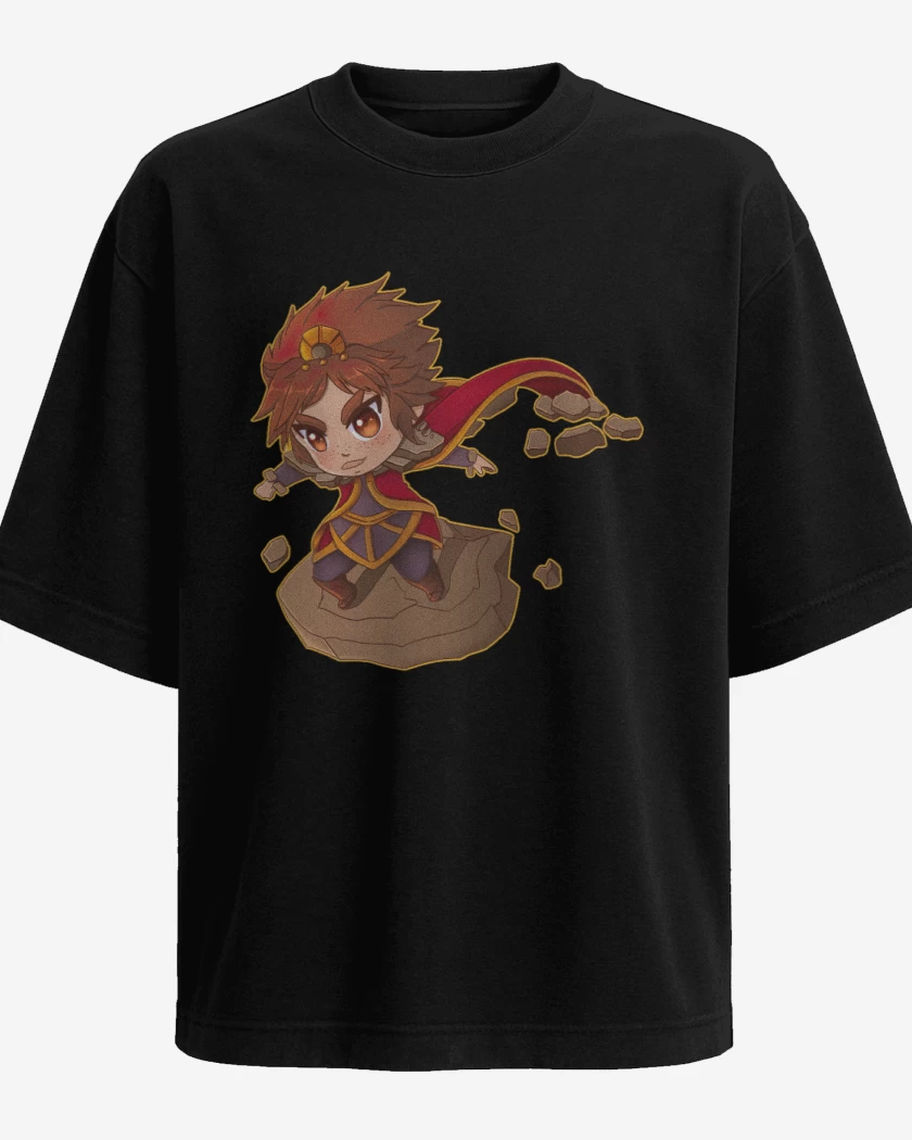 Polera Oversize Negro de Taliyah