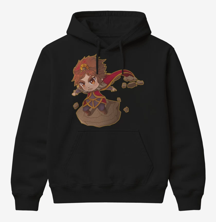 Poleron Canguro básico Negro de Taliyah