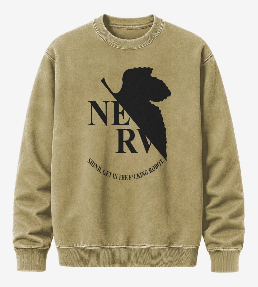 Poleron Polo Acid Wash Beige de Nerv