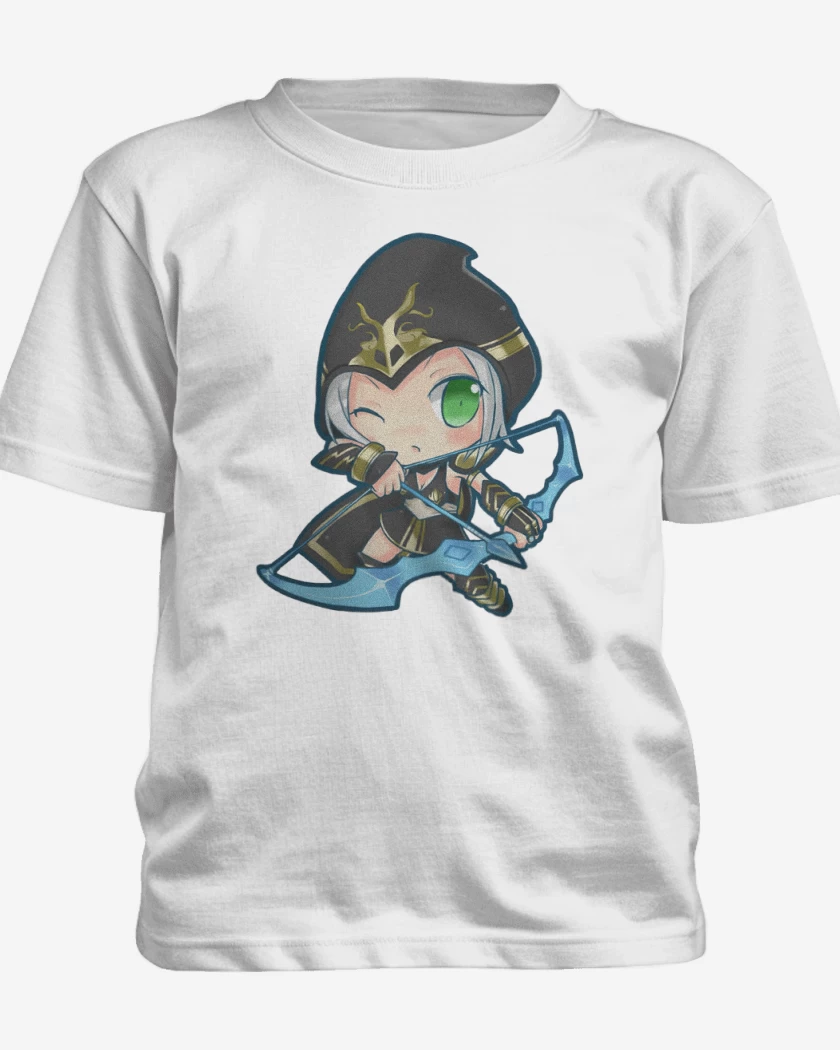 Polera de niño Blanco de Ashe nro 2