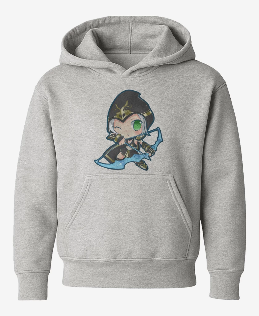 Poleron de niño Gris Melange de Ashe nro 2