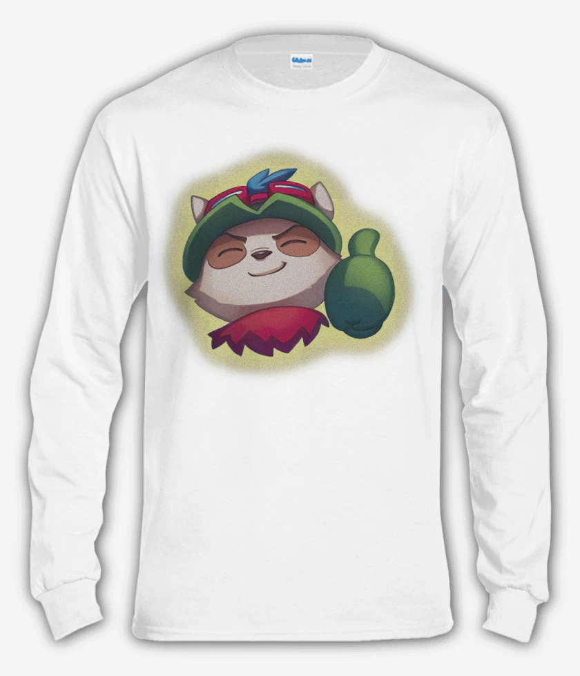 Polera manga larga Blanco de Teeemo