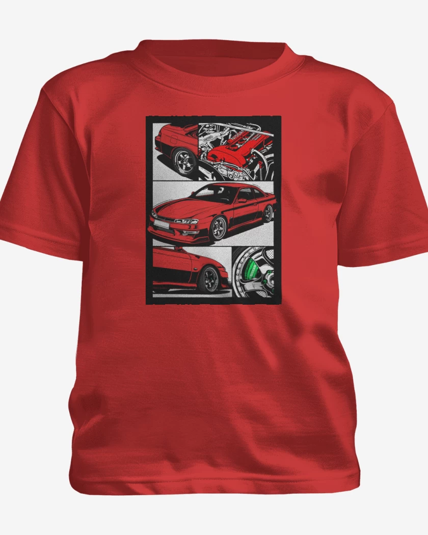 Polera de niño Rojo de Silvia S14