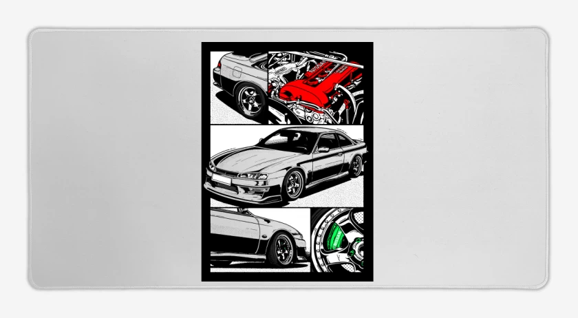 Mouse pad Gamer Blanco de Silvia S14