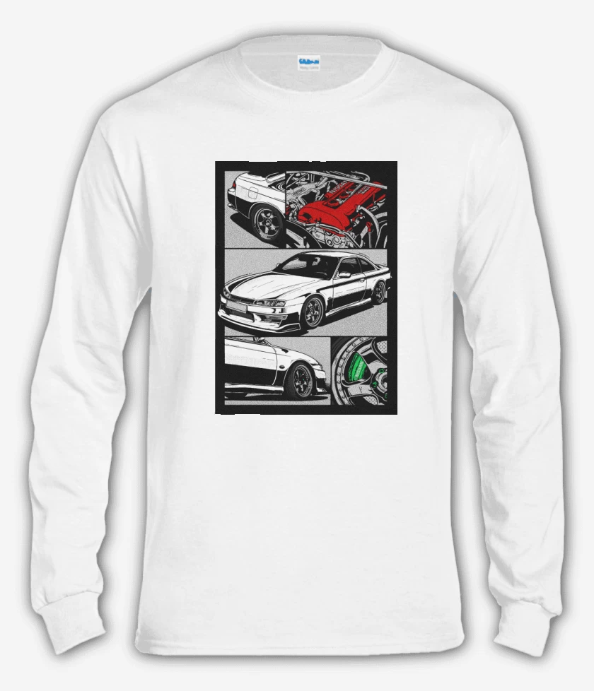 Polera manga larga Blanco de Silvia S14