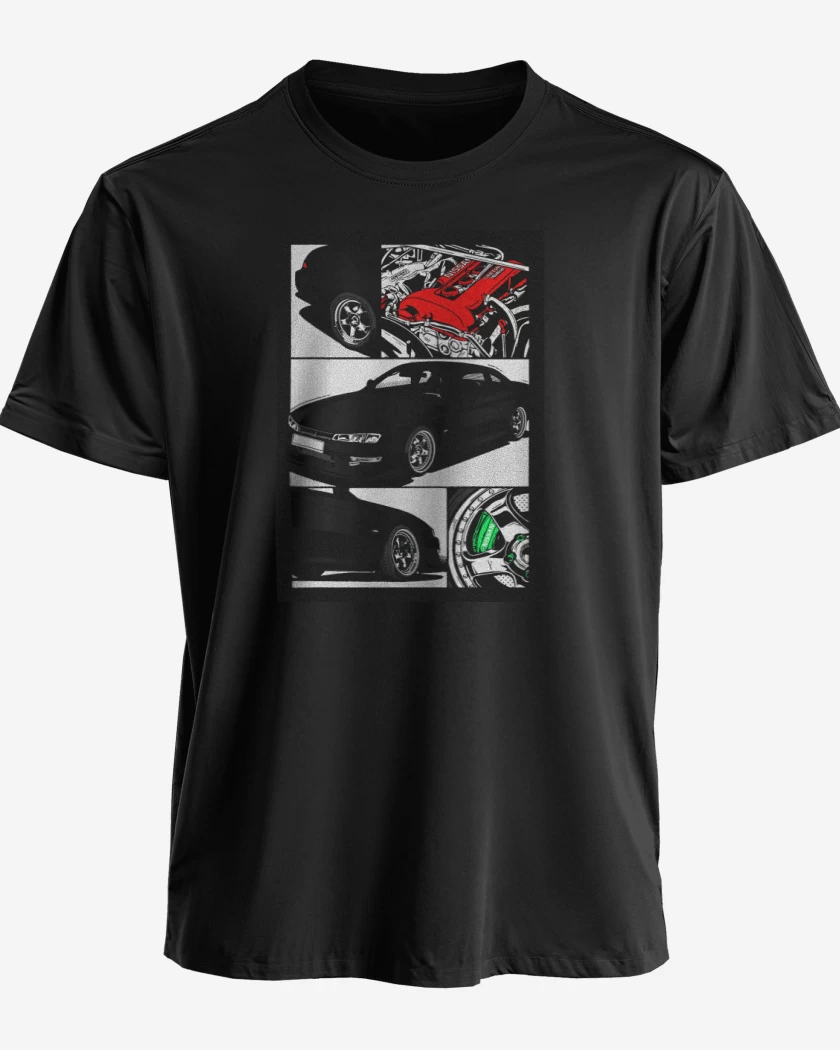 Polera premium Negro de Silvia S14
