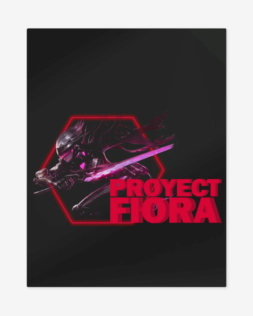 Print metalico Negro de Proyect Fiora