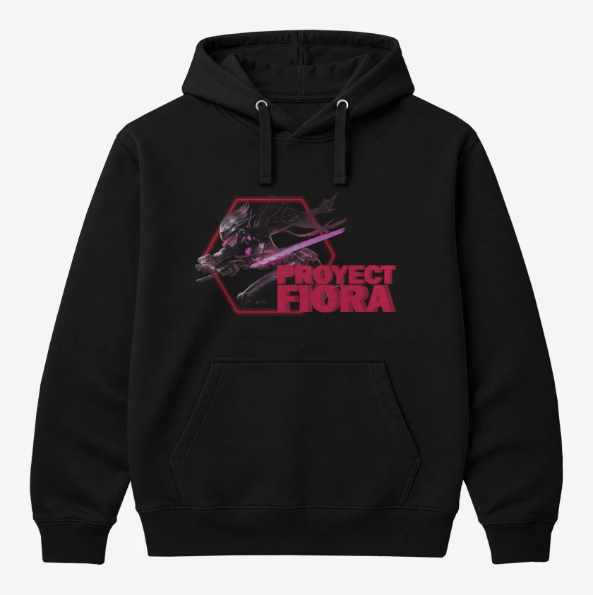 Polerón Canguro Negro de Proyect Fiora