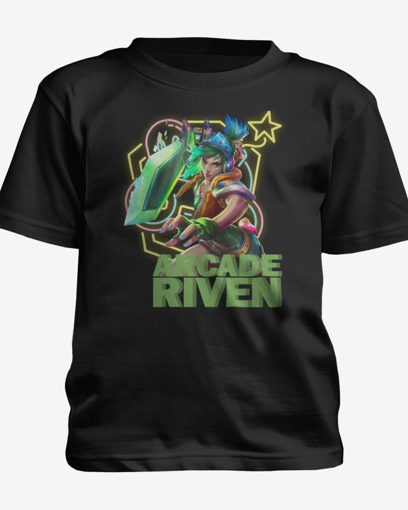 Polera de niño Negro de Arcade Riven