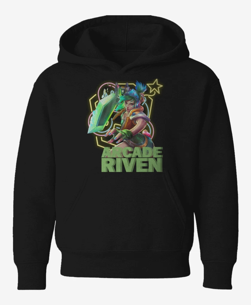 Poleron de niño Negro de Arcade Riven