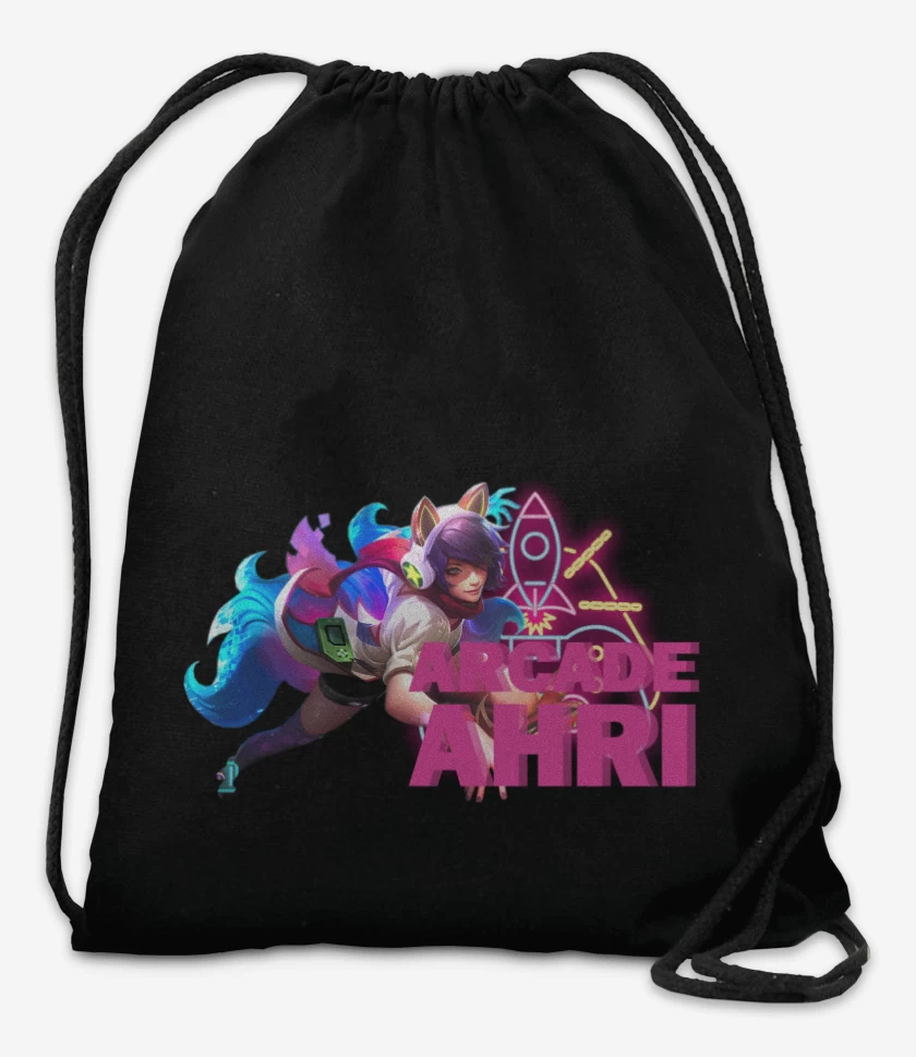 Mochila Negro de Arcade Ahri